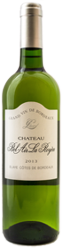 Bottle-Château-Bel-Air-La-Royère-Label-Blaye-Côtes-De-Bordeaux-Blanc