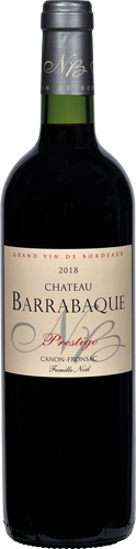 Bottle-Château-Barrabaque-Appellation-Canon-Fronsac