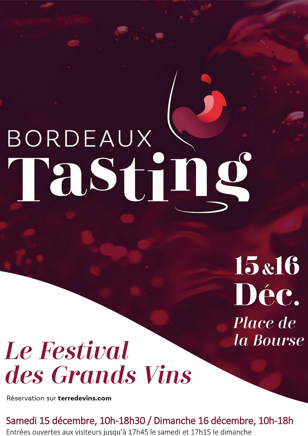 Bordeaux Tasting 2018 Affiche
